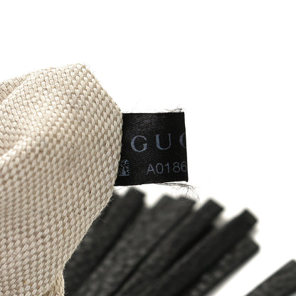 Gucci Pebbled Calfskin Studded Medium Soho Chain Shoulder Bag Black 8 of 11