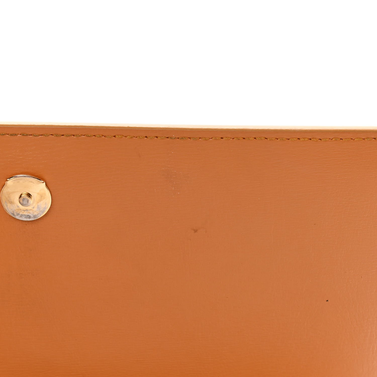 Saint Laurent Calfskin Medium Monogram Sunset Cheddar 15 of 19