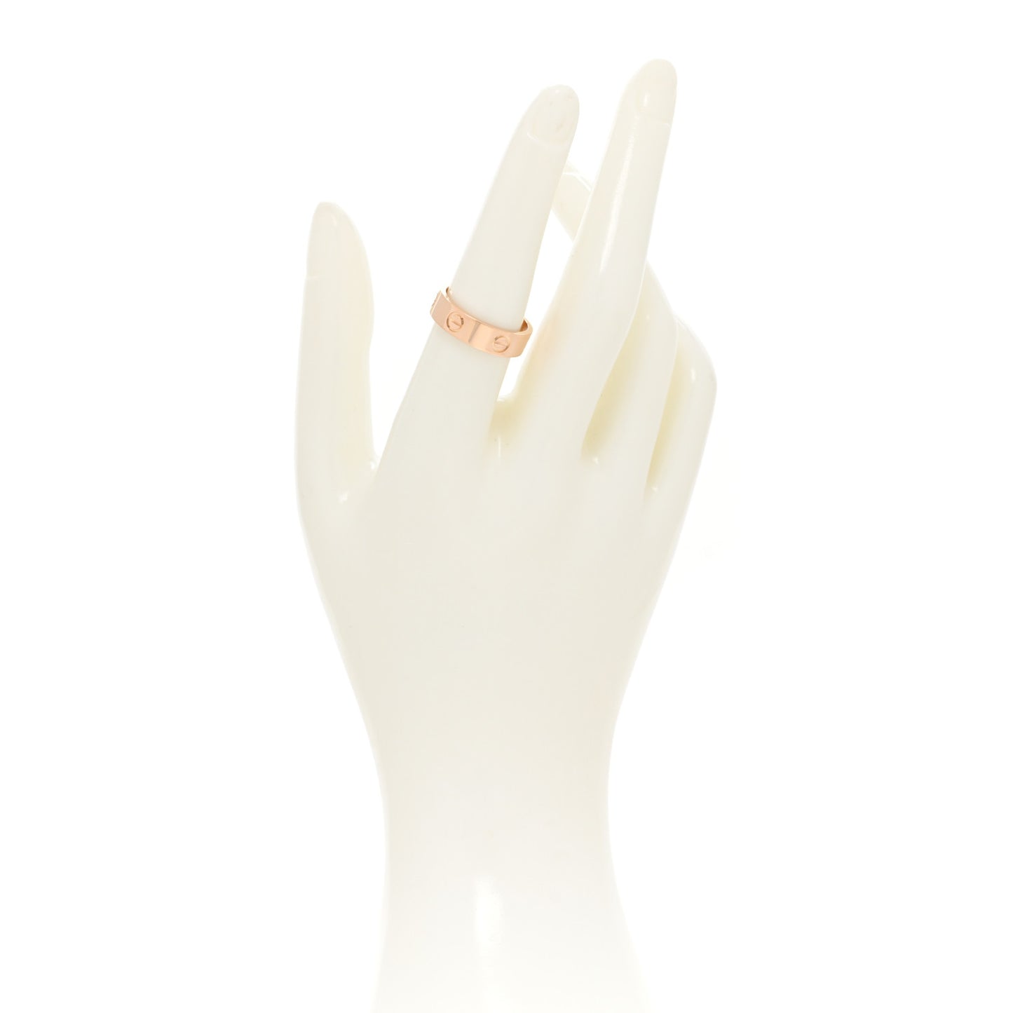 18K Pink Gold 5.5mm LOVE Ring 56 7.5