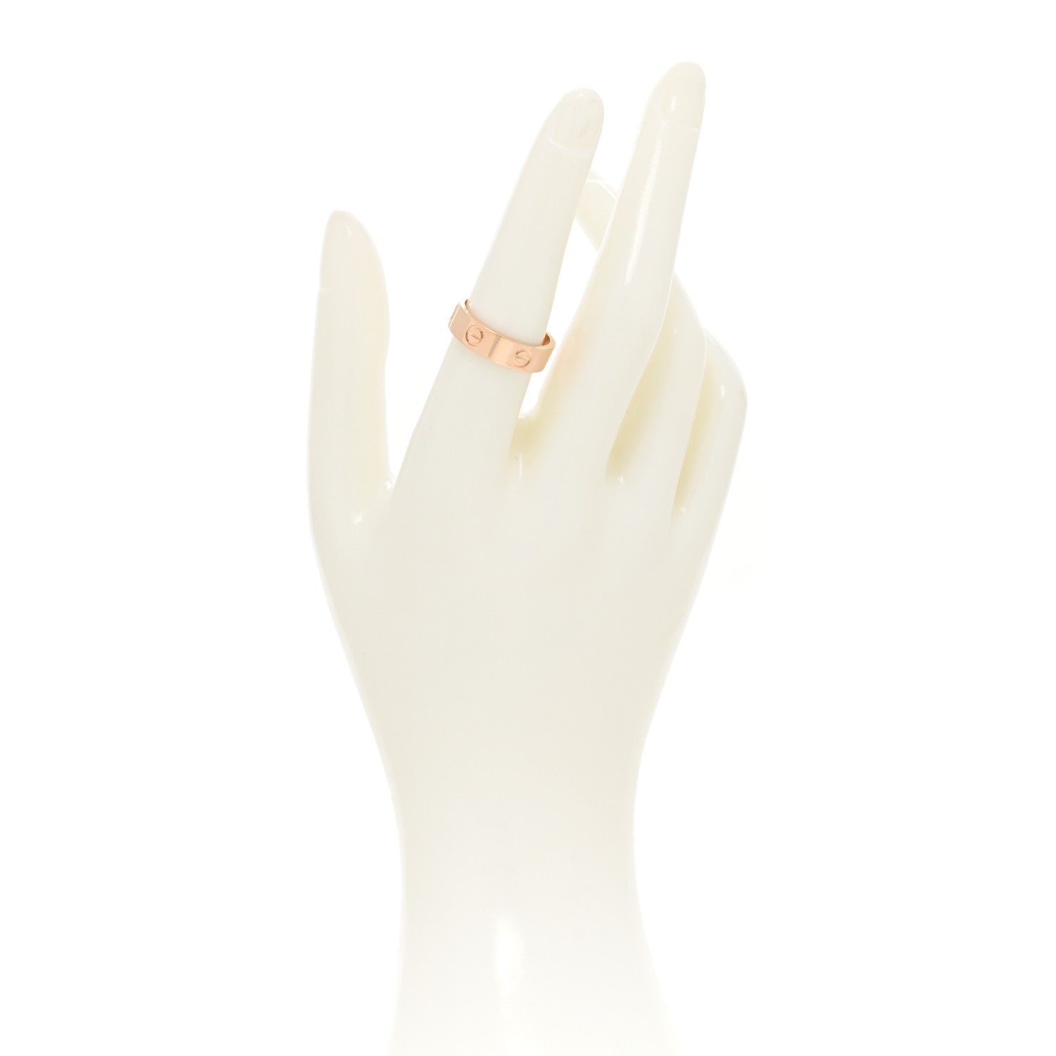 Cartier 18K Pink Gold 5.5mm LOVE Ring 56 7.5 2 of 5