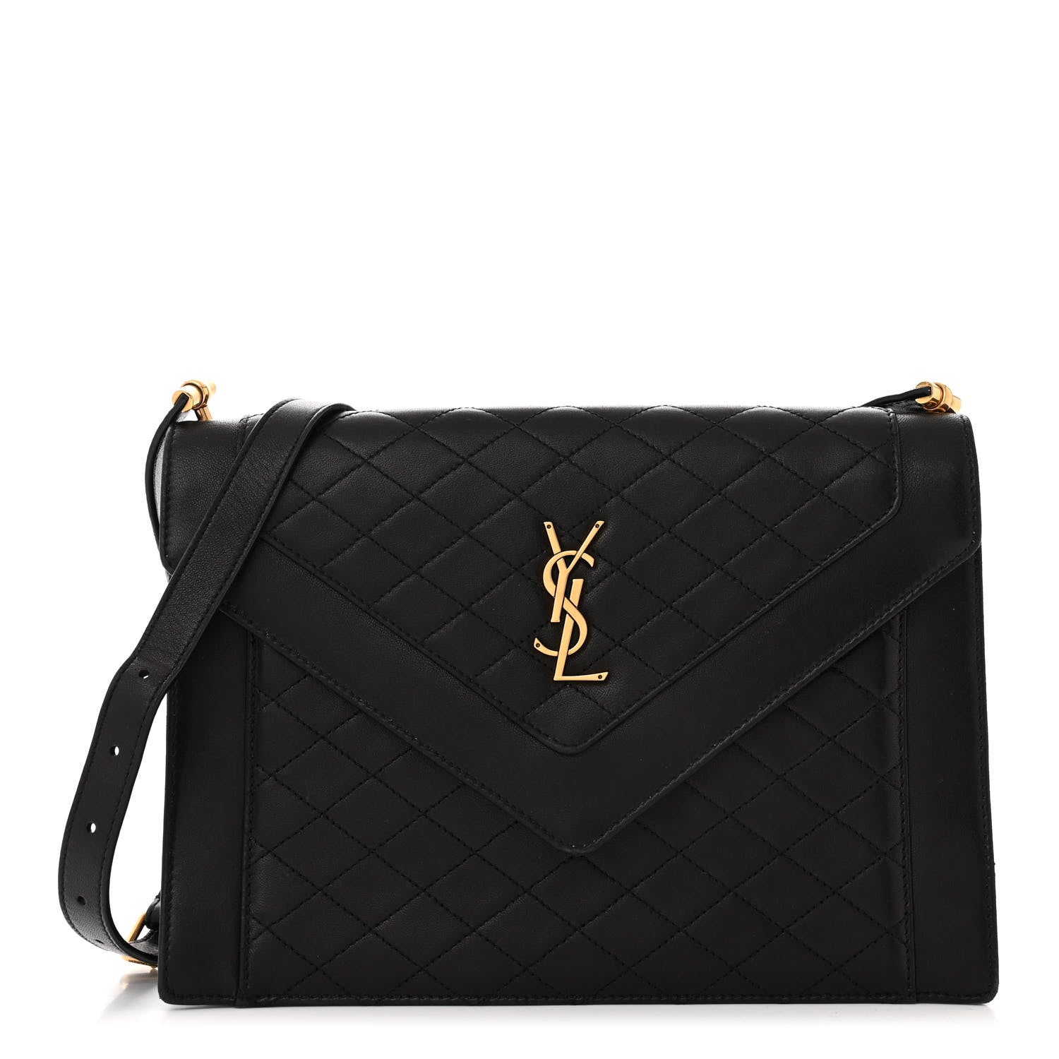 Saint Laurent Lambskin Quilted Mini Gaby Satchel Black 1 of 10