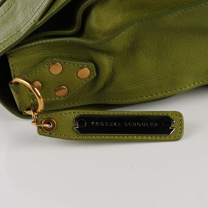 Proenza Schouler Lambskin Medium PS1 Satchel Olive 8 of 12