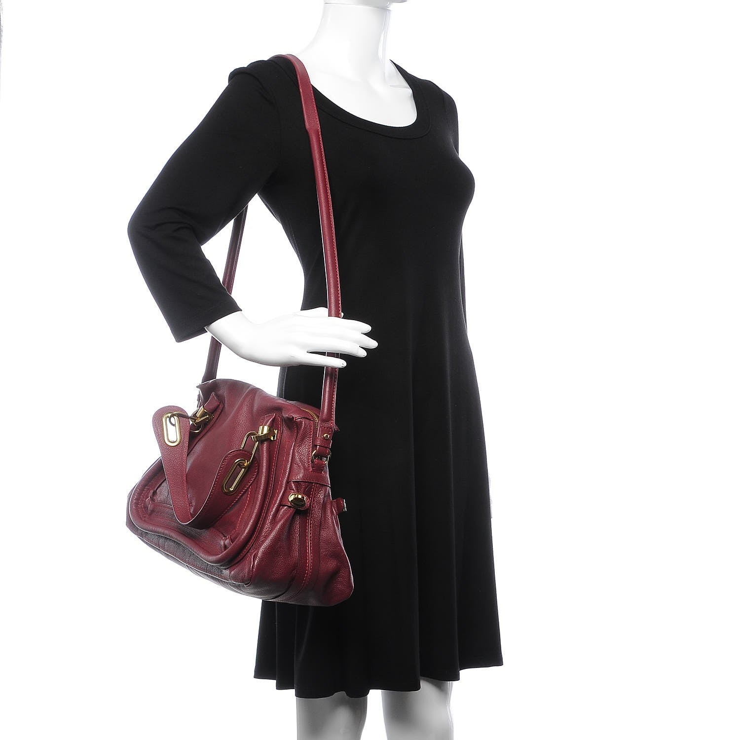 Chloe Calfskin Medium Paraty Purple 2 of 18