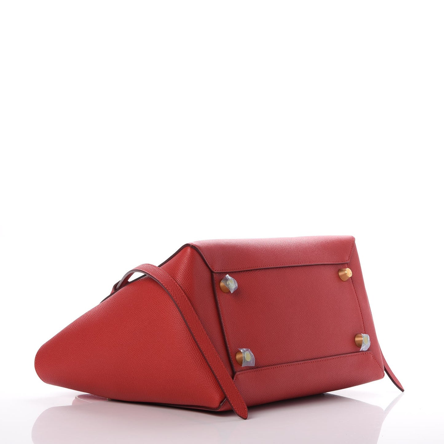 Grained Calfskin Mini Belt Bag Coquelicot