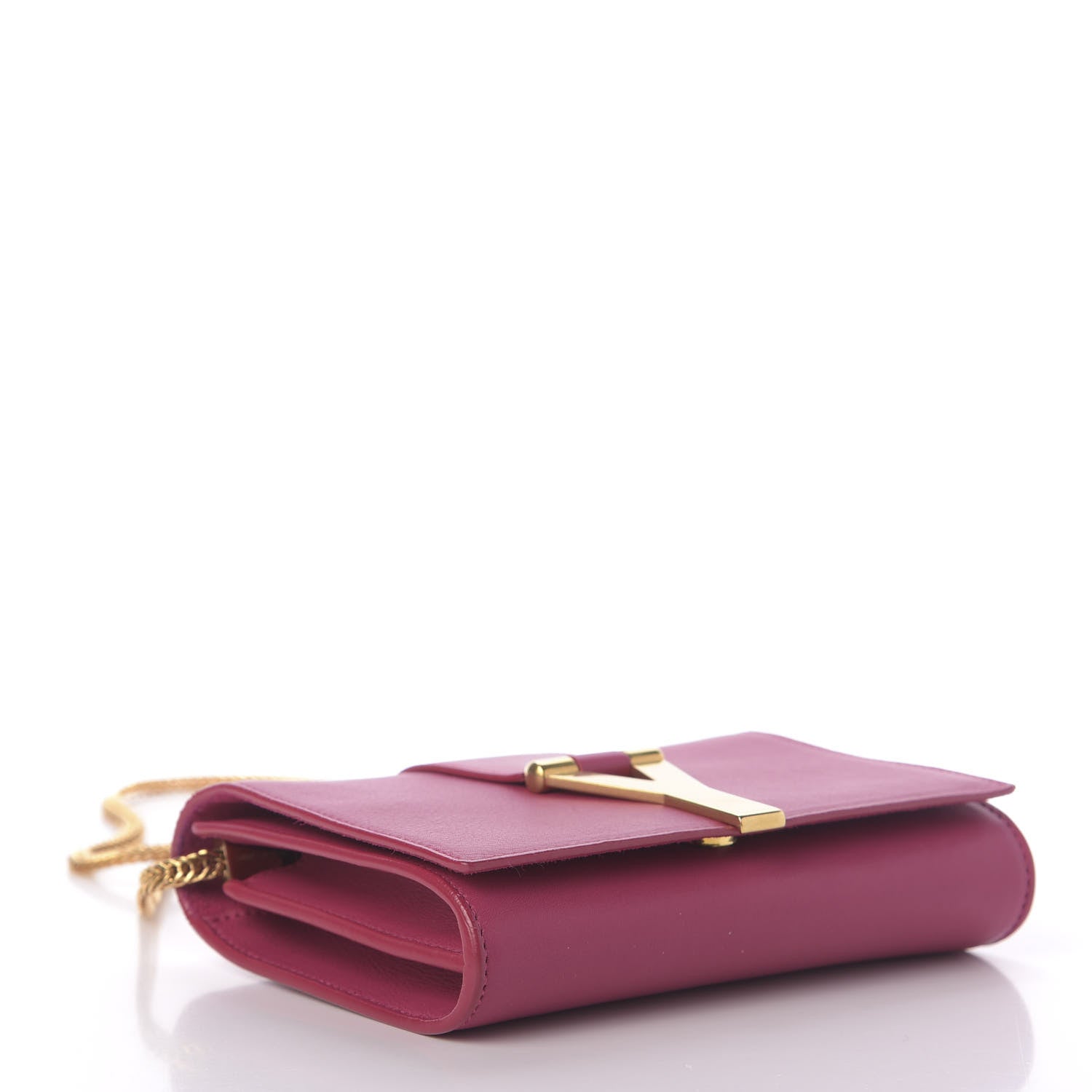 Saint Laurent Calfskin Small Classic Y Satchel Fuchsia 8 of 14