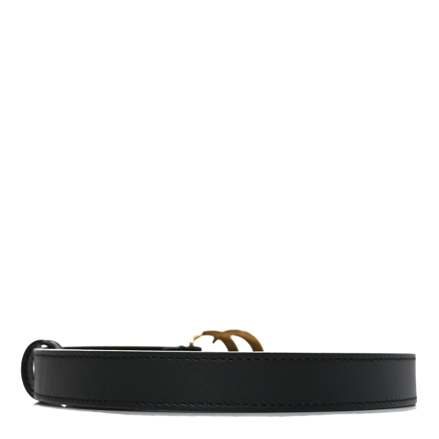 Gucci Calfskin Double G 20mm Belt 75 30 Black 2 of 4