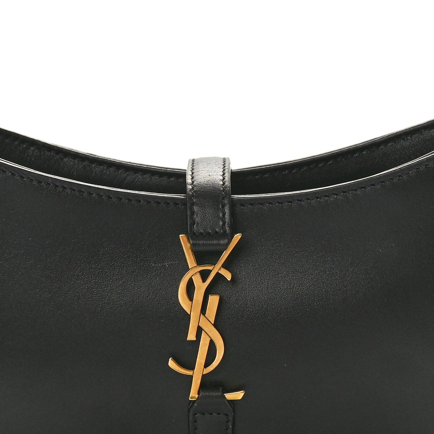 Smooth Calfskin Le 5 A 7 Mini Hobo Black