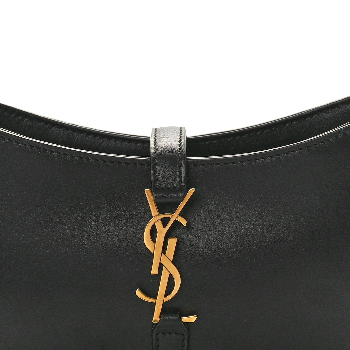 Saint Laurent Smooth Calfskin Le 5 A 7 Mini Hobo Black 7 of 12