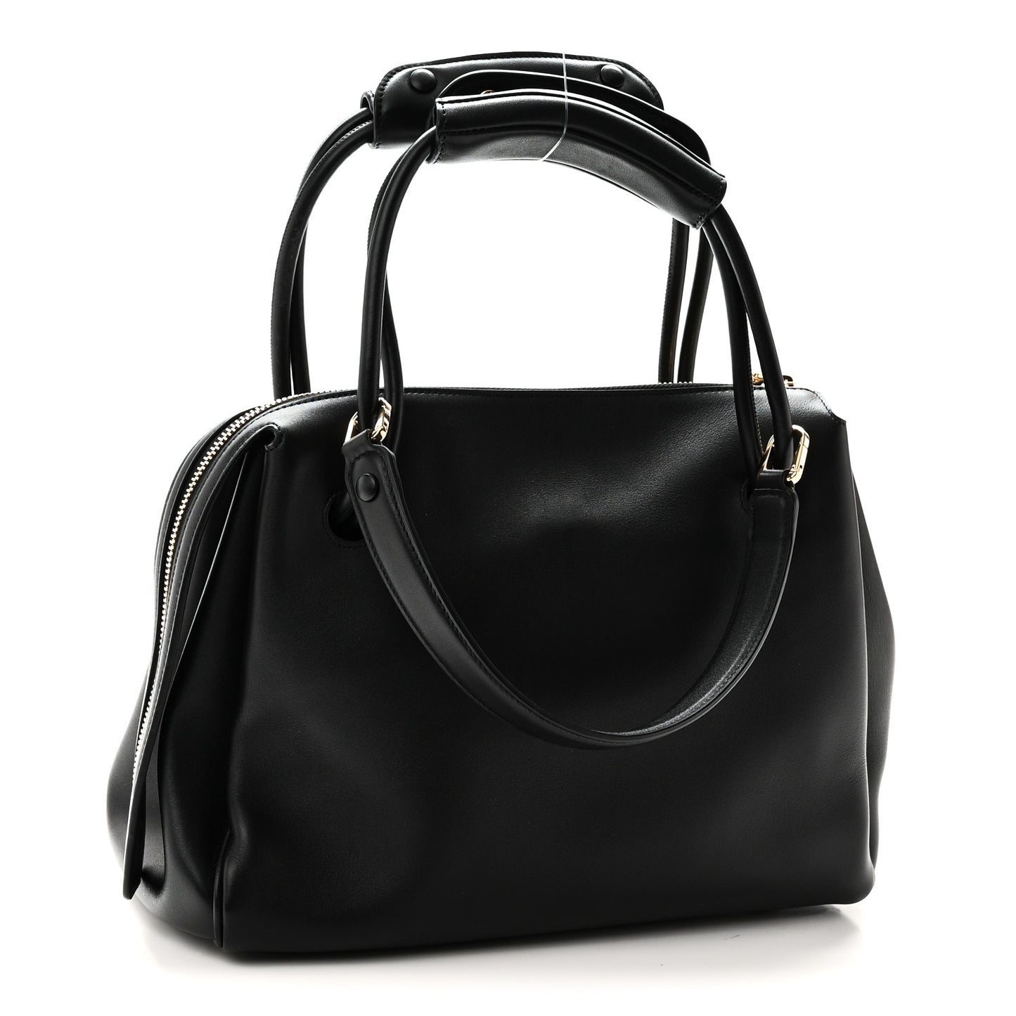 Supple Calfskin Medium Madrid Bag Black