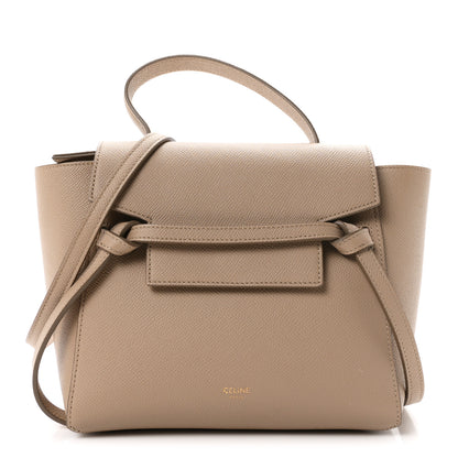 Celine Grained Calfskin Nano Belt Bag Light Taupe 1 of 12