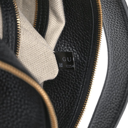 Gucci Pebbled Calfskin Large Soho Hobo Black 8 of 11