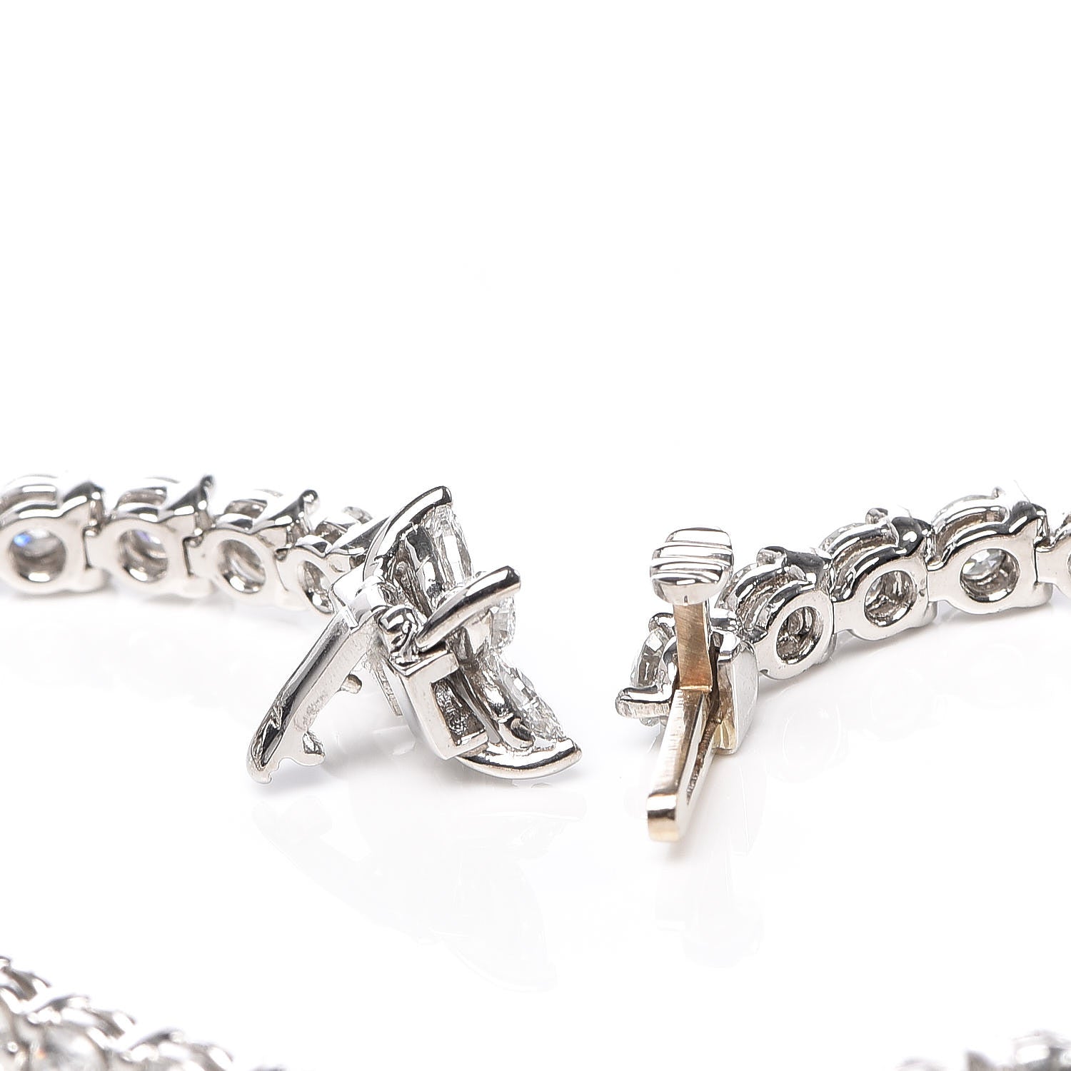 Tiffany Platinum Diamond 4.49ctw Victoria Tennis Bracelet 5 of 6