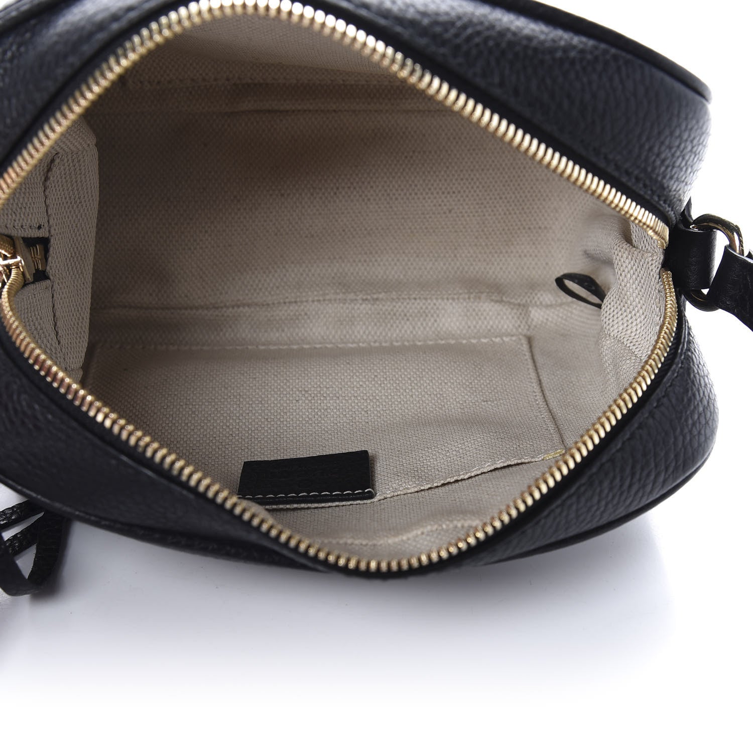 Gucci Pebbled Calfskin Small Soho Disco Bag Black 5 of 11