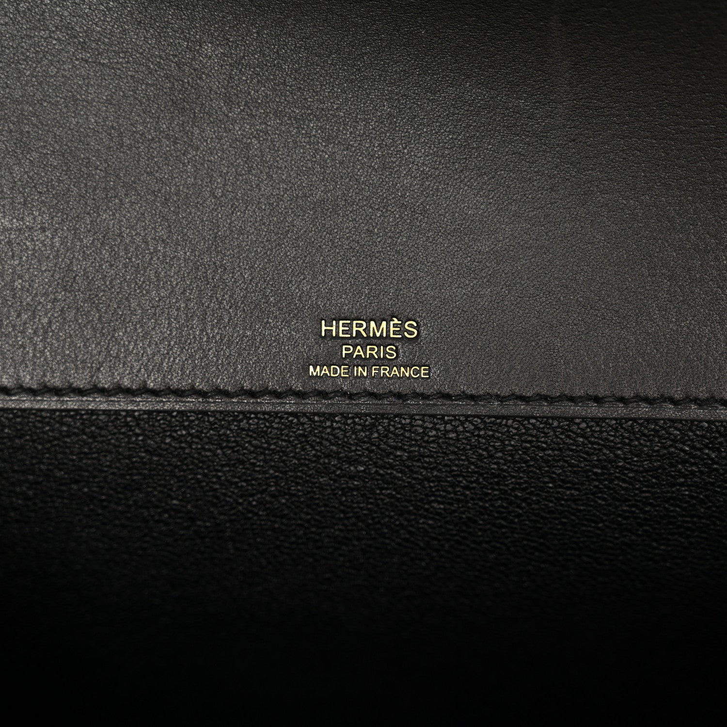 Hermes Evercolor Kelly Depeches 25 Pouch Black 6 of 10