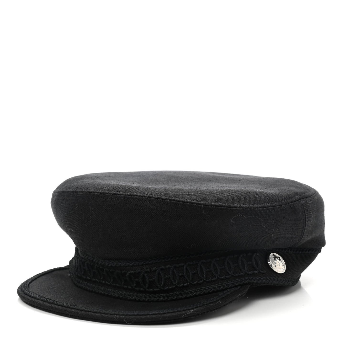 Double Linen Twill Cabourg Cap 59 Black