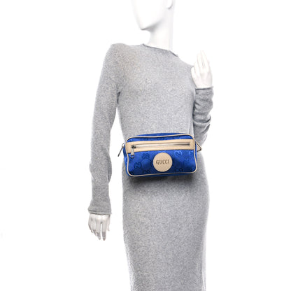 Gucci Econyl Nylon Monogram Off The Grid Belt Bag 95 38 Orient Blue New Plaster 2 of 10