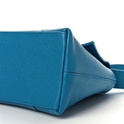 Balenciaga Grained Calfskin Small Downtown Shoulder Bag Turquoise 8 of 8