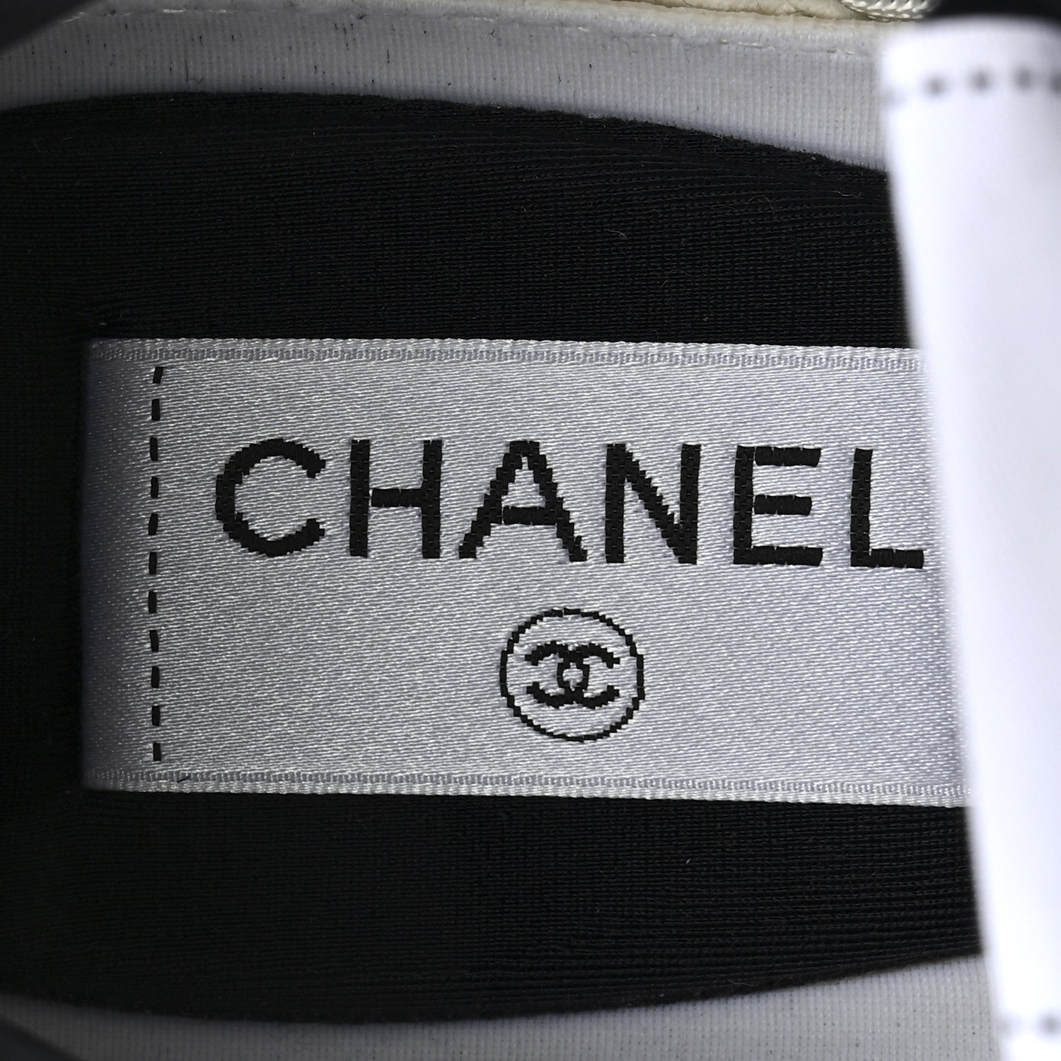 Chanel Fabric Suede Kidskin CC Sneakers 38 Dark Navy White 7 of 10