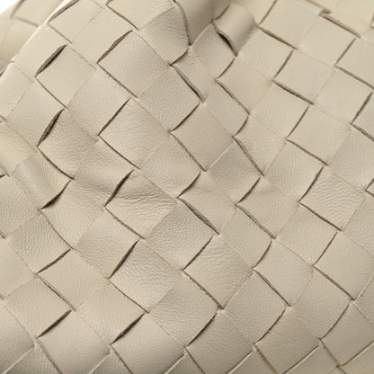 Bottega Veneta Nappa Maxi Intrecciato The Pouch Oversized Clutch Plaster 8 of 12