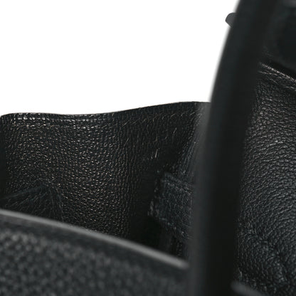 Hermes Togo Birkin 25 Black 7 of 10