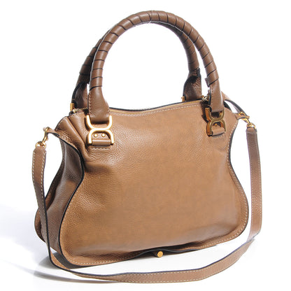 Chloe Calfskin Medium Marcie Satchel Nut 3 of 11