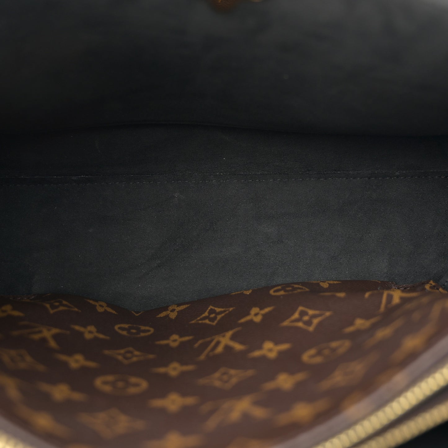 Monogram Flower Tote Black