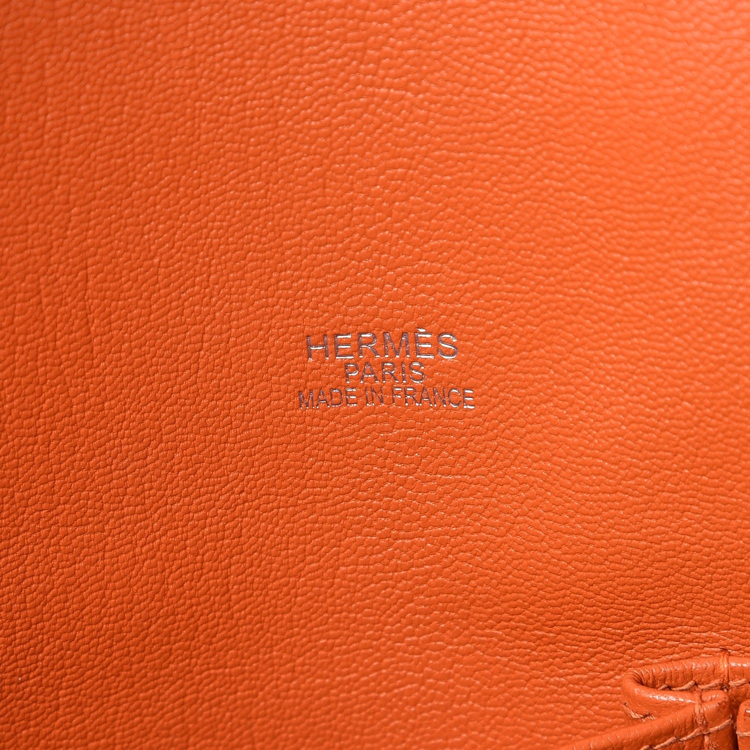 Hermes Taurillon Clemence Jypsiere 34 Orange 6 of 7
