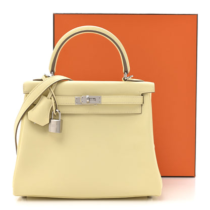 Hermes Swift Kelly Retourne 25 Jaune Milton 11 of 11