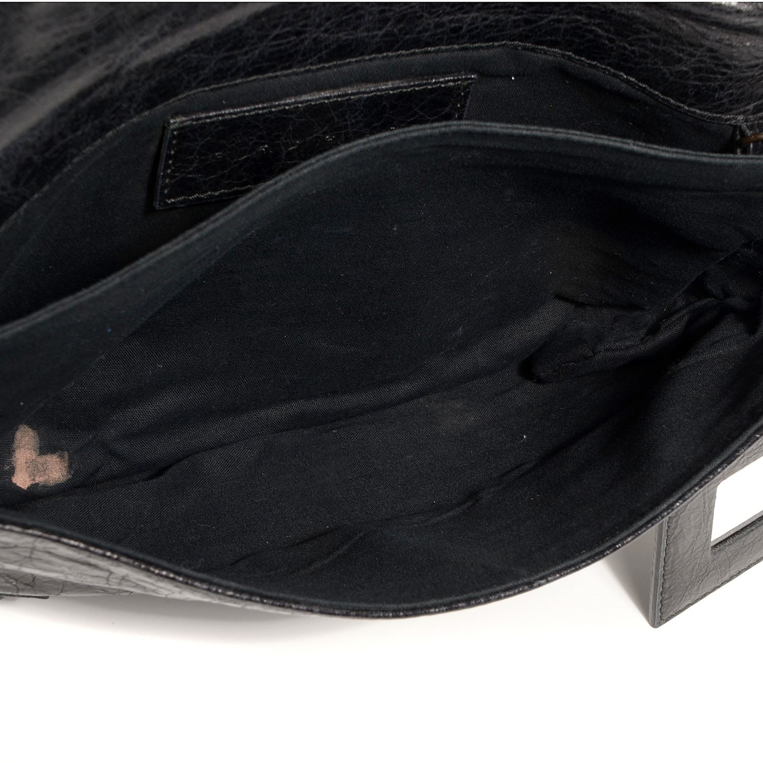 Balenciaga Agneau Classic Hardware Envelope Clutch Black 5 of 10