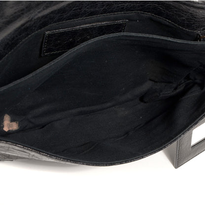 Balenciaga Agneau Classic Hardware Envelope Clutch Black 5 of 10