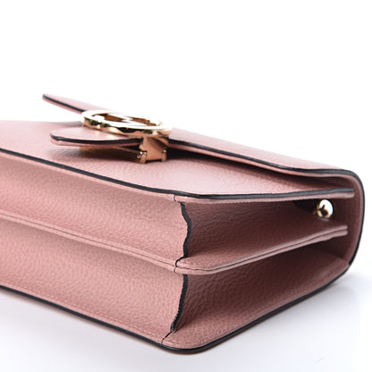 Gucci Dollar Calfskin Small Interlocking G Shoulder Bag Soft Pink 9 of 9