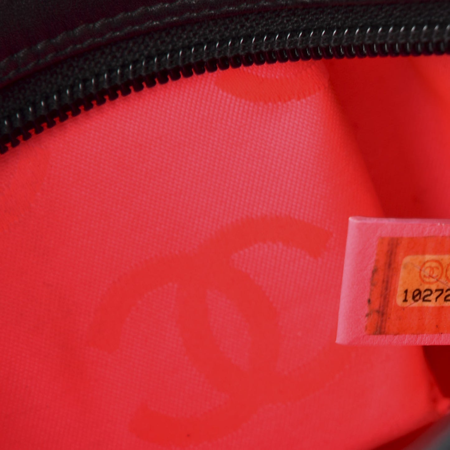 Calfskin Quilted Small Cambon Bowler Black