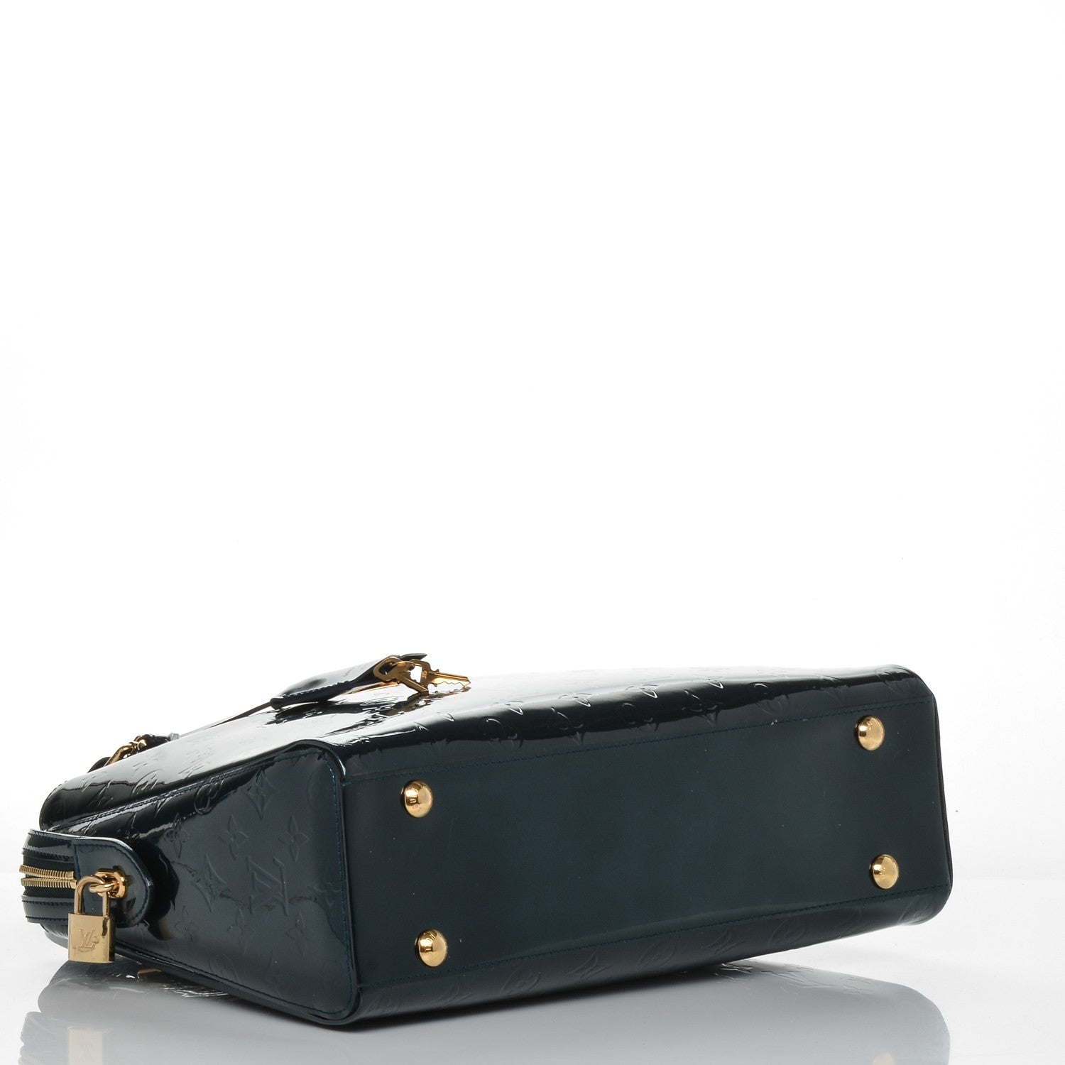 Louis Vuitton Vernis Melrose Avenue Blue Nuit 4 of 14