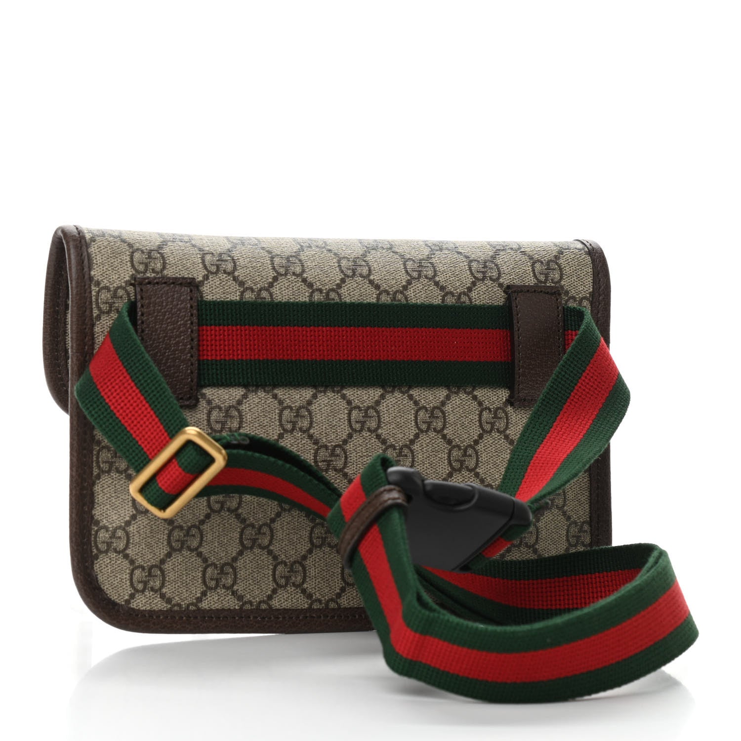 Gucci GG Supreme Monogram Neo Vintage Web Belt Bag Brown 3 of 11