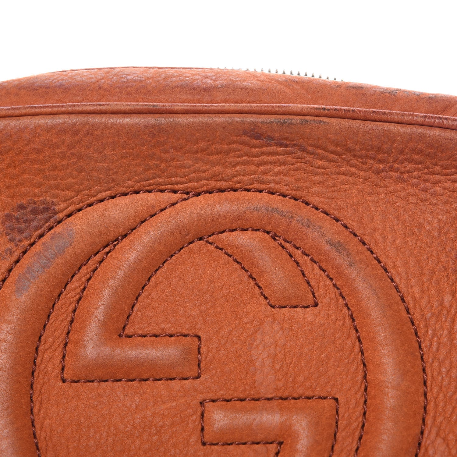 Gucci Vitello Range Small Soho Disco Bag Old Whisky 9 of 21
