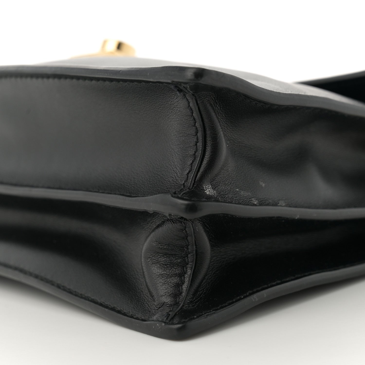 Prada Calfskin Soft Sound Charms Shoulder Bag Black 12 of 14