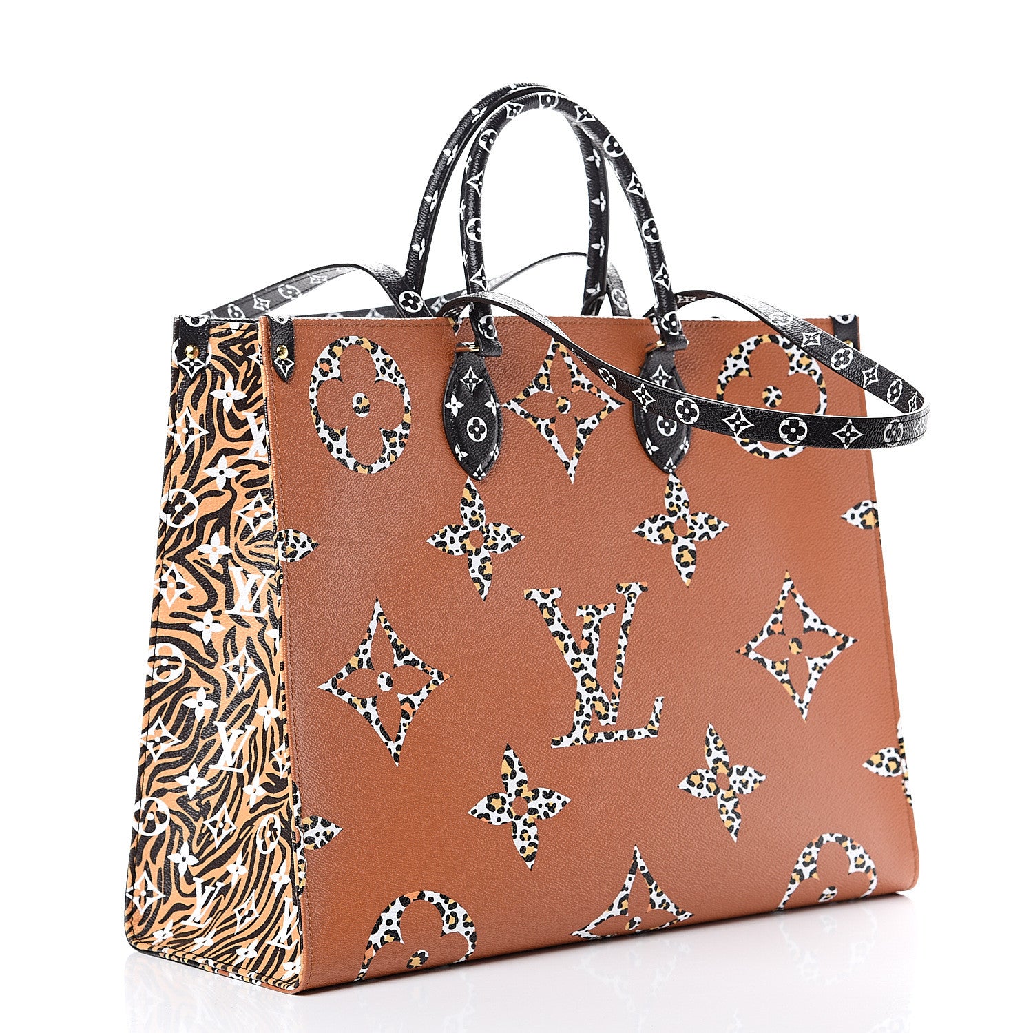 Louis Vuitton Monogram Giant Jungle Onthego GM Black 2 of 10