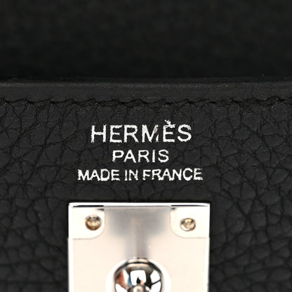 Hermes Togo Kelly Retourne 25 Black 6 of 11