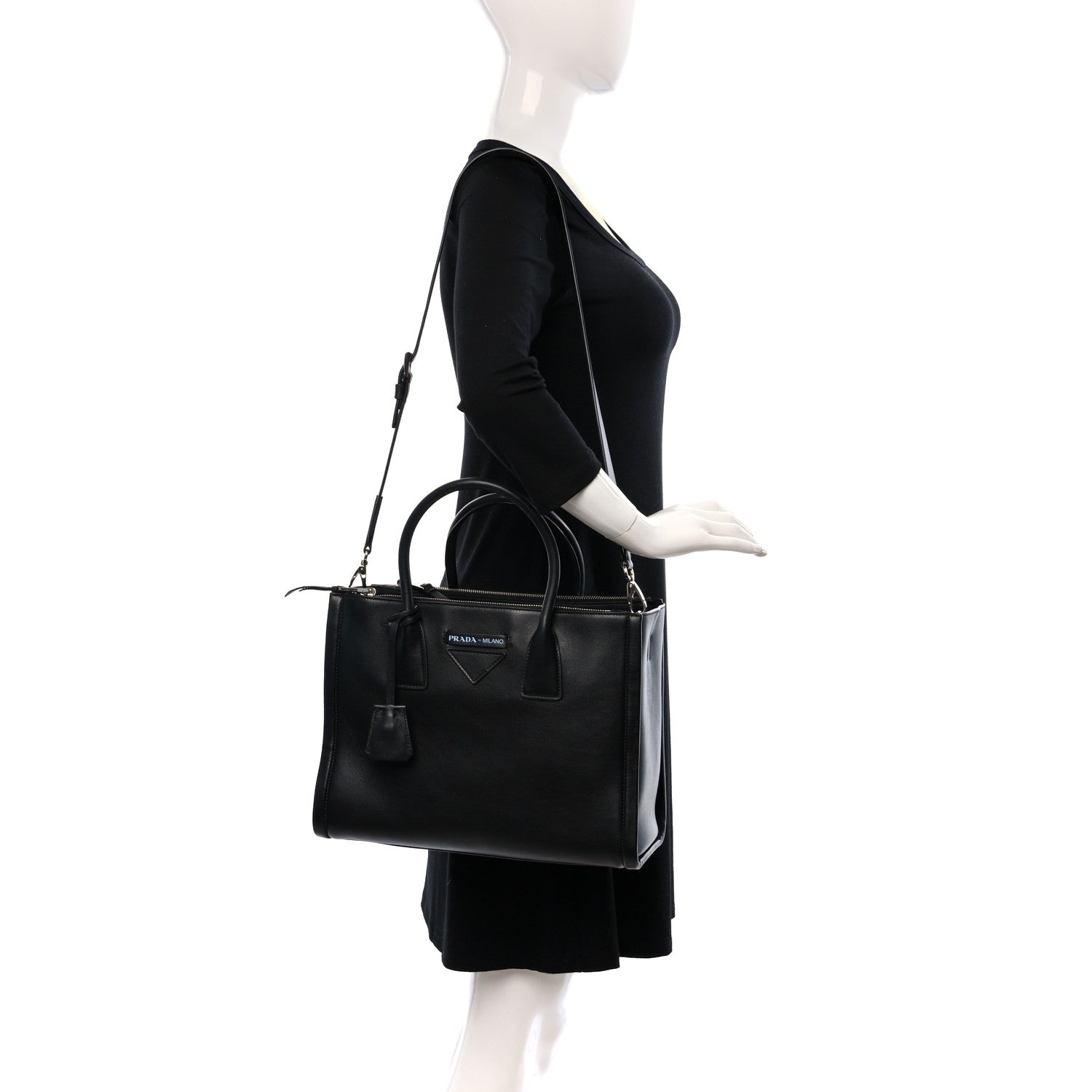 Prada Grace Lux Concept Tote Black 2 of 8