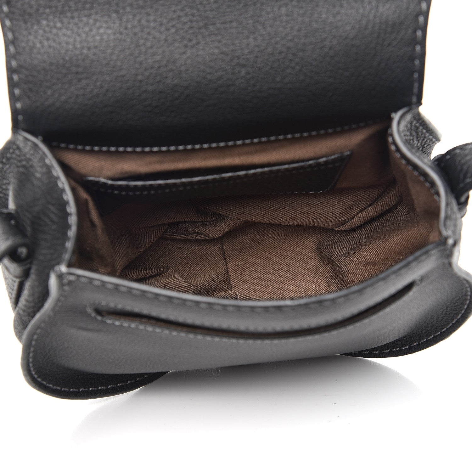 Chloe Calfskin Mini Marcie Round Crossbody Bag Black 5 of 7
