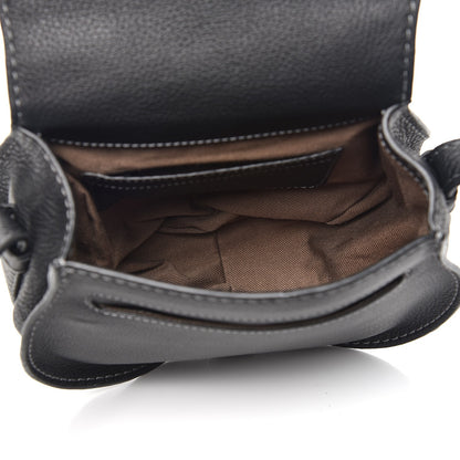 Chloe Calfskin Mini Marcie Round Crossbody Bag Black 5 of 7