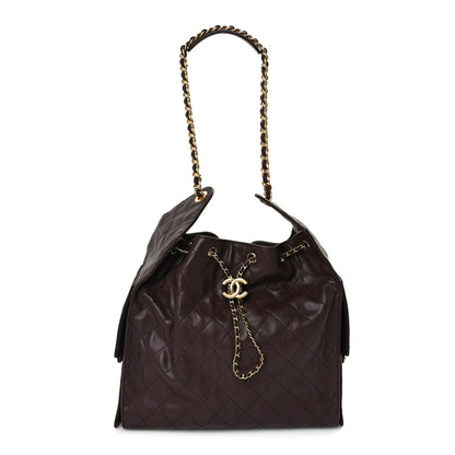Chanel Caviar Quilted Medium  25 Handbag Dark Brown 1 of 9