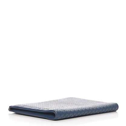 Bottega Veneta Nappa Intrecciato Flat Zip Pouch Denim 4 of 8
