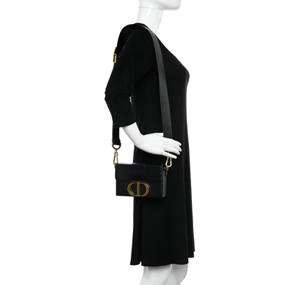Christian Dior Box Calfskin 30 Montaigne Box Bag Black 2 of 10
