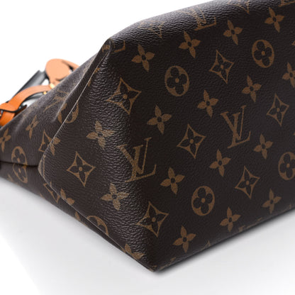 Louis Vuitton Monogram Beaubourg Hobo Mini Bordeaux Red Peach Safran Blue Jean Blue 9 of 10