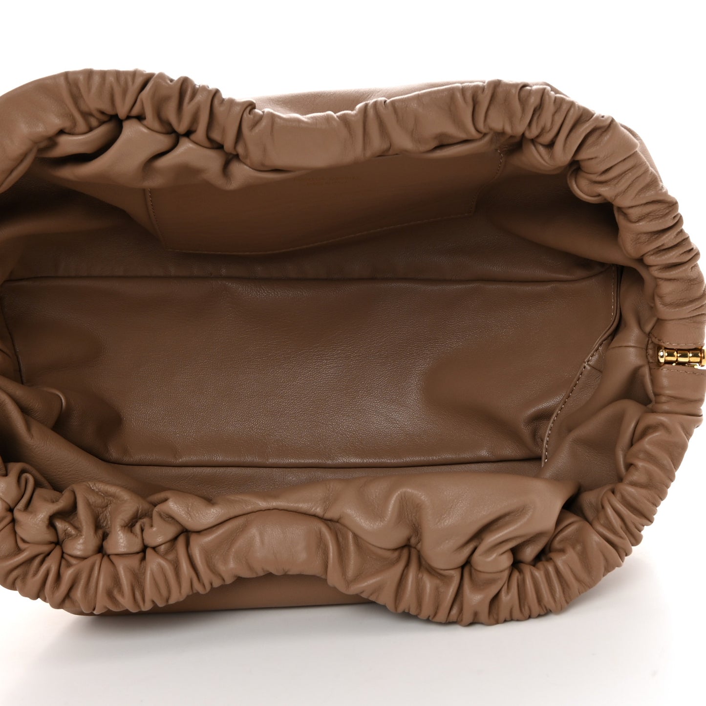 Lambskin Cloud Clutch Biscotto