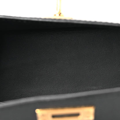 Hermes Epsom Mini Kelly Sellier 20 Black Black 5 of 12