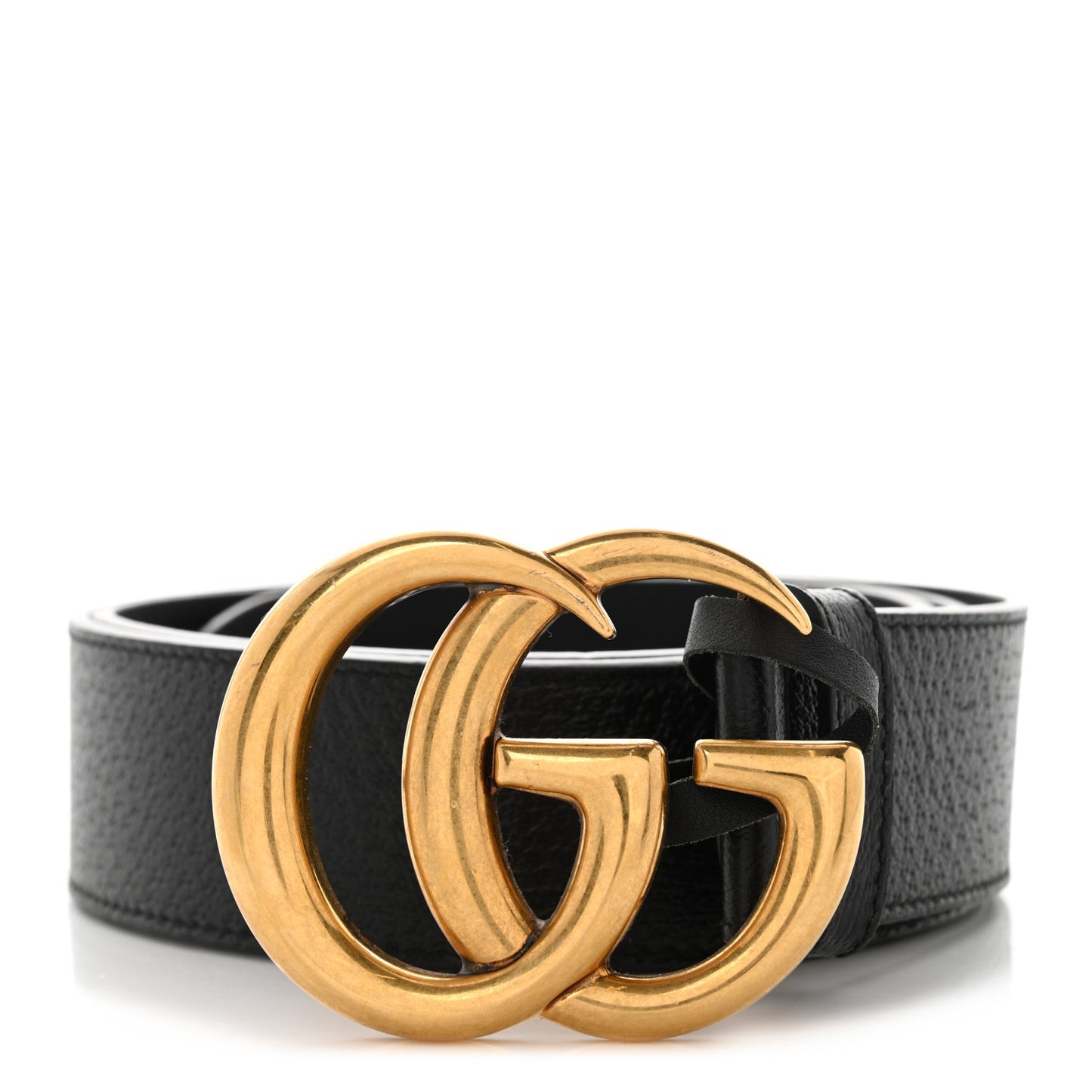 Textured Calfskin Double G 40mm Belt 90 36 Black