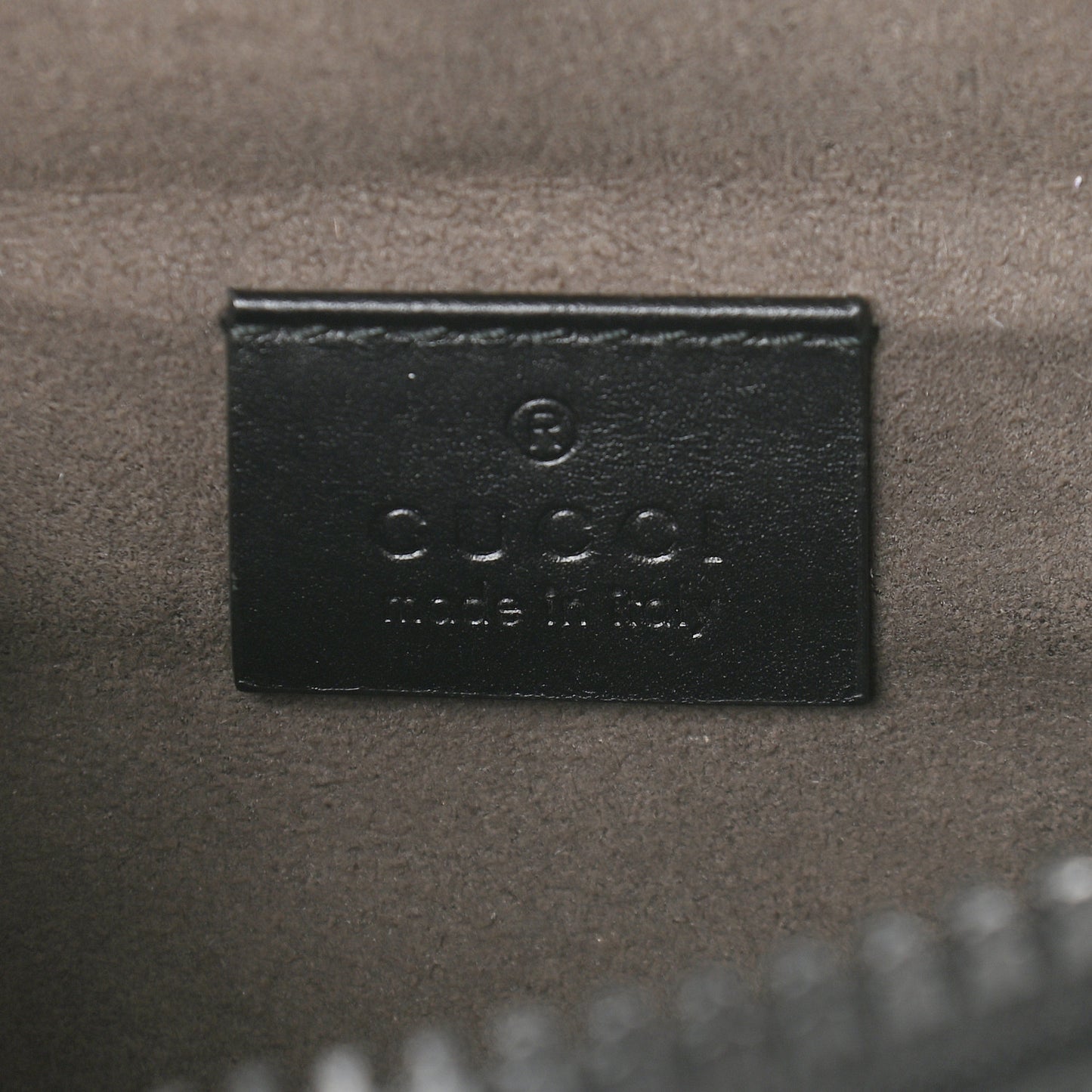 GG Supreme Monogram Belt Bag Black