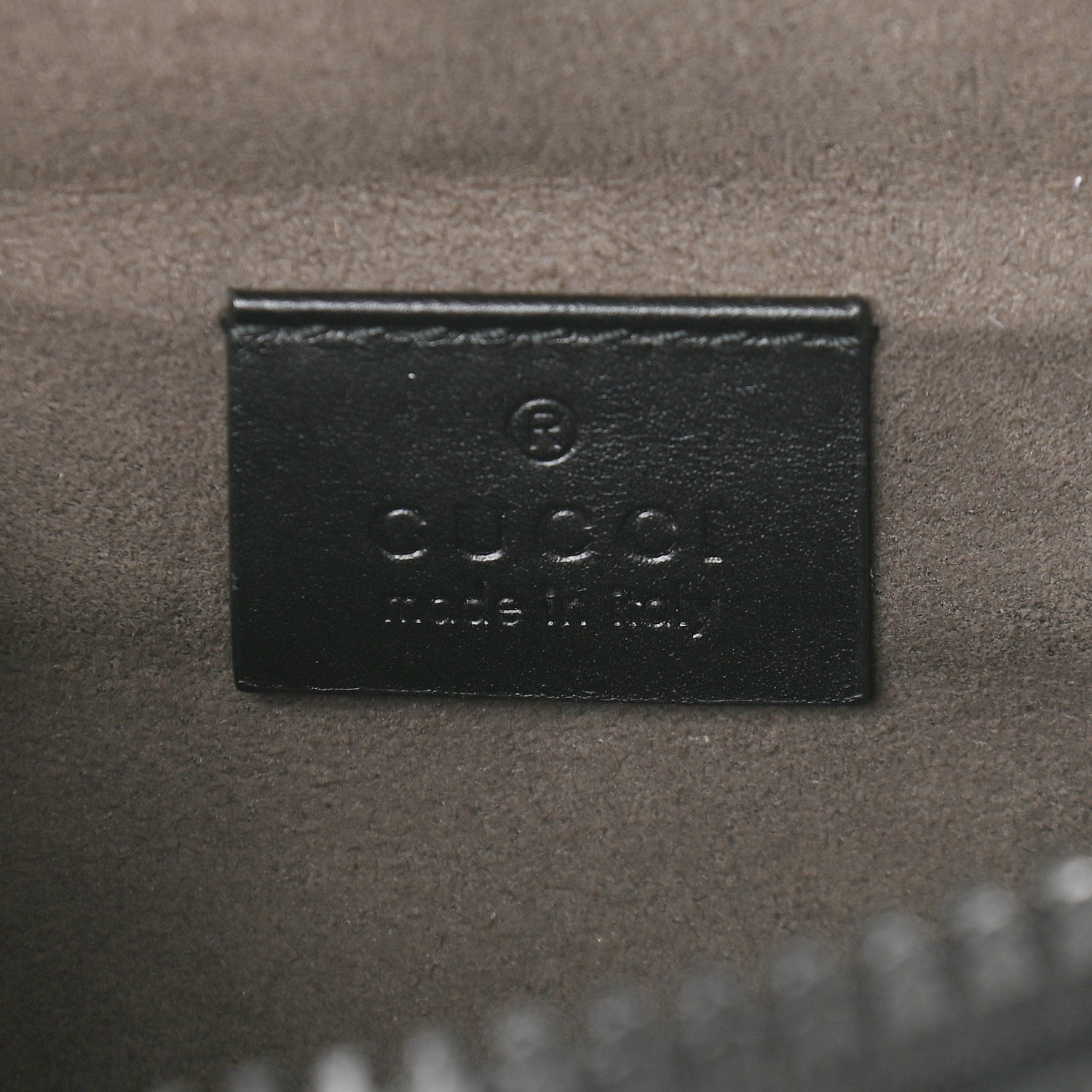 Gucci GG Supreme Monogram Belt Bag Black 6 of 9